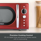 Hamilton Beach HB70H20R 20L 700W Retro Microwave-Red