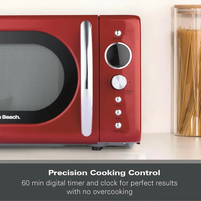 Hamilton Beach HB70H20R 20L 700W Retro Microwave-Red