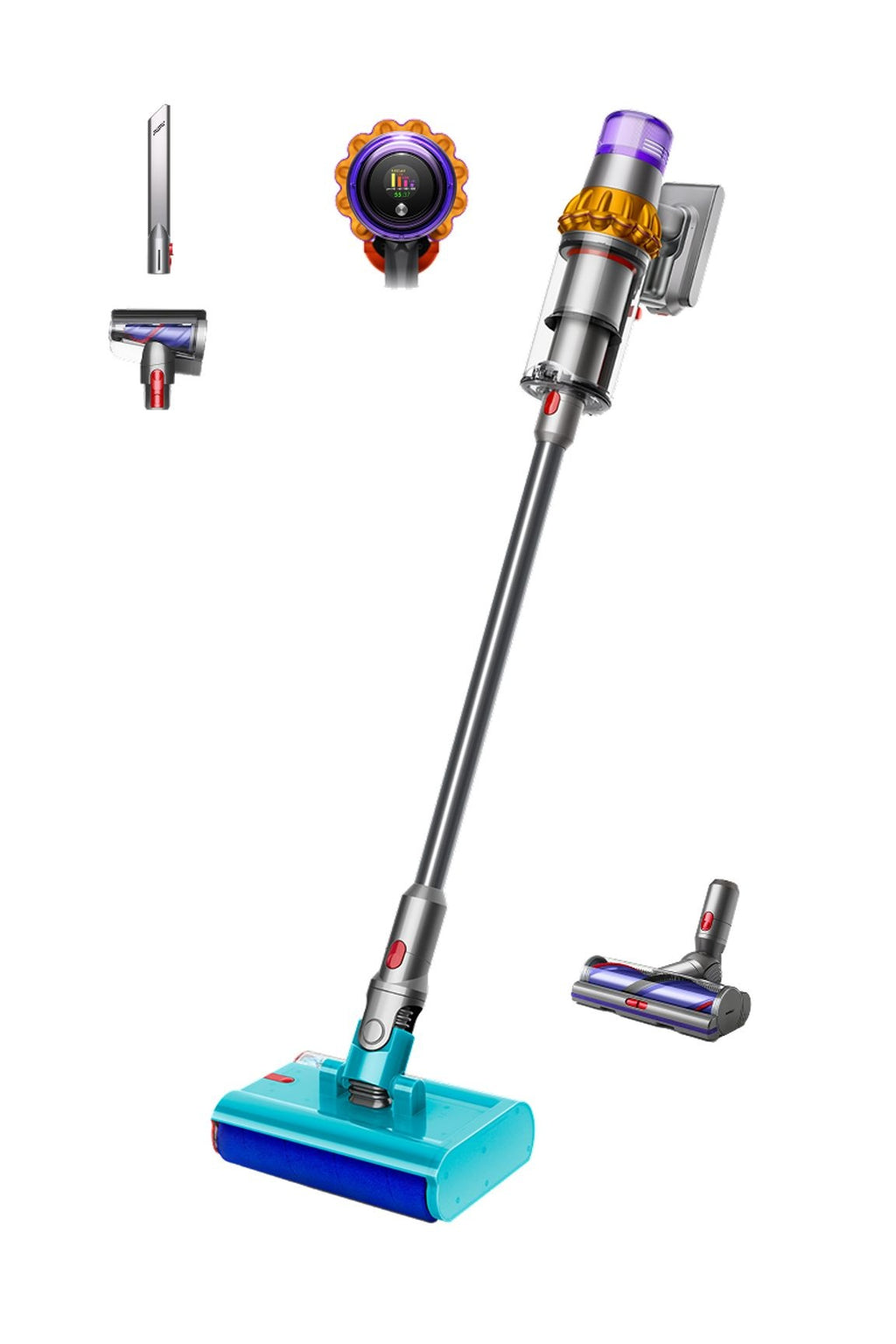 Dyson V1DETECTSUB Dyson V15s Detect Submarine™ wet and dry vacuum - 60 Minutes Run Time - Yellow/Nickel