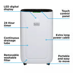 Black & Decker BXEH60014GB 20L Smart Dehumidifier - 4 Modes Quiet 6.5L Water Tank - 24 Hour Timer White