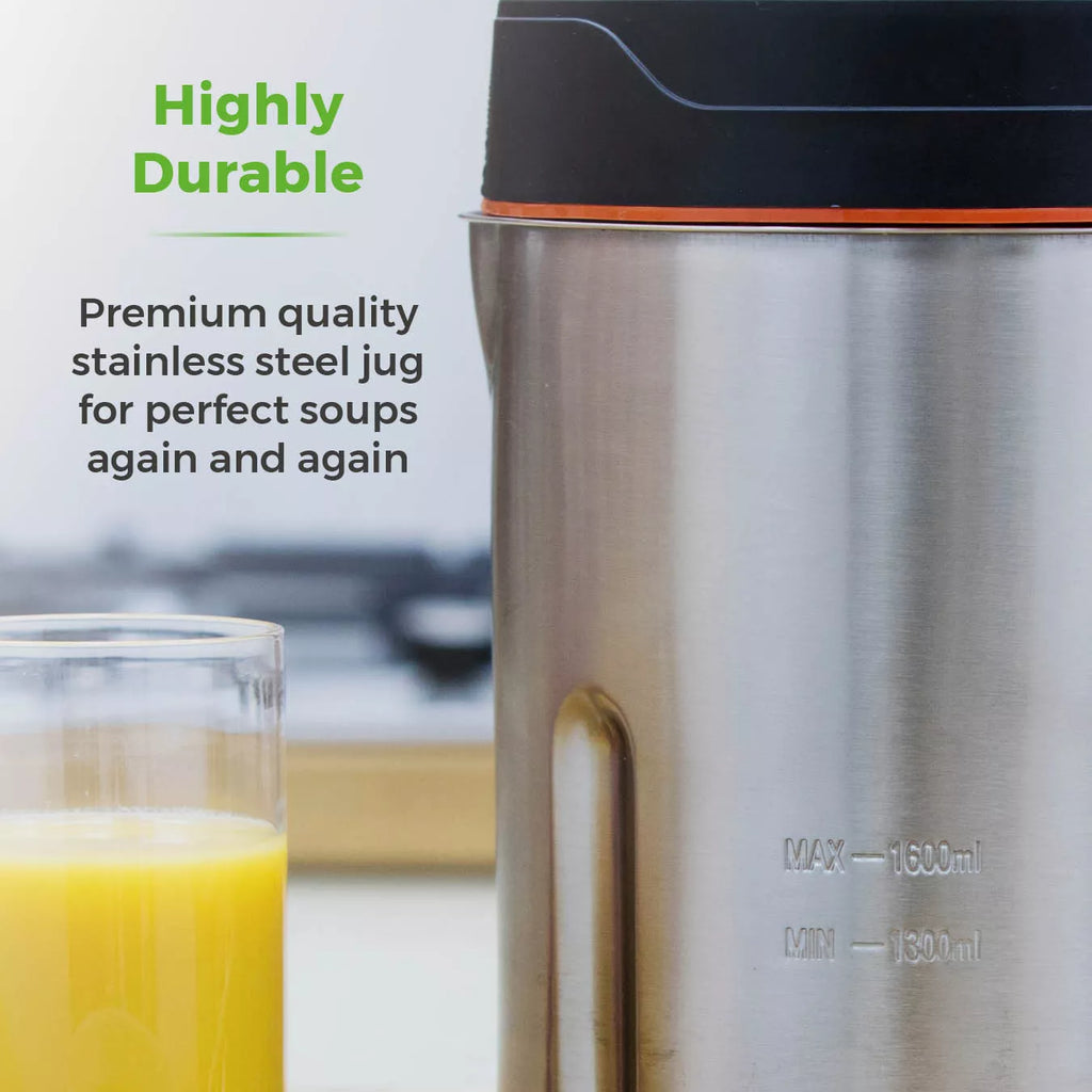 Tower T12031 Soup Maker 1.6ltr Stainless Steel