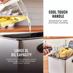 Swan SD6040N 3 Litre Fryer in Stainless Steel - Viewing Window