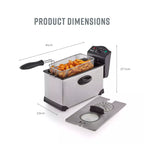 Swan SD6040N 3 Litre Fryer in Stainless Steel - Viewing Window