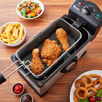 Swan SD6040N 3 Litre Fryer in Stainless Steel - Viewing Window