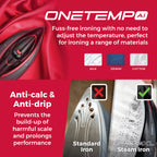 Tower T22034RED Ceraglide XL Soleplate One Temp  Steam Iron