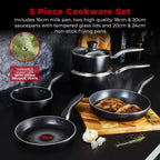 Tower T700314 Smart Start Gourmet 5 Piece Cookware Set