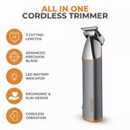 Carmen C812060ORG Titan 4-in-1 Cordless Nose-Ear and Hair Trimmer
