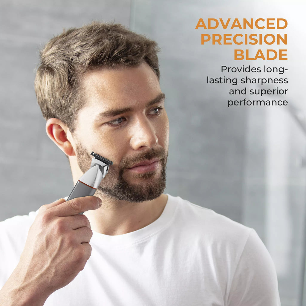 Carmen C812060ORG Titan 4-in-1 Cordless Nose-Ear and Hair Trimmer
