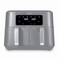 Tower Vortx T17137CGRY  8.5L Dual Basket  Air Fryer - Grey / Chrome