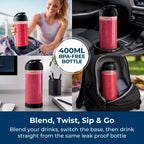 Tower T120100 Portable Rechargeable Blender- Black