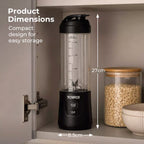 Tower T120100 Portable Rechargeable Blender- Black