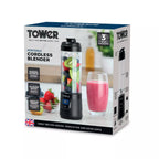 Tower T120100 Portable Rechargeable Blender- Black