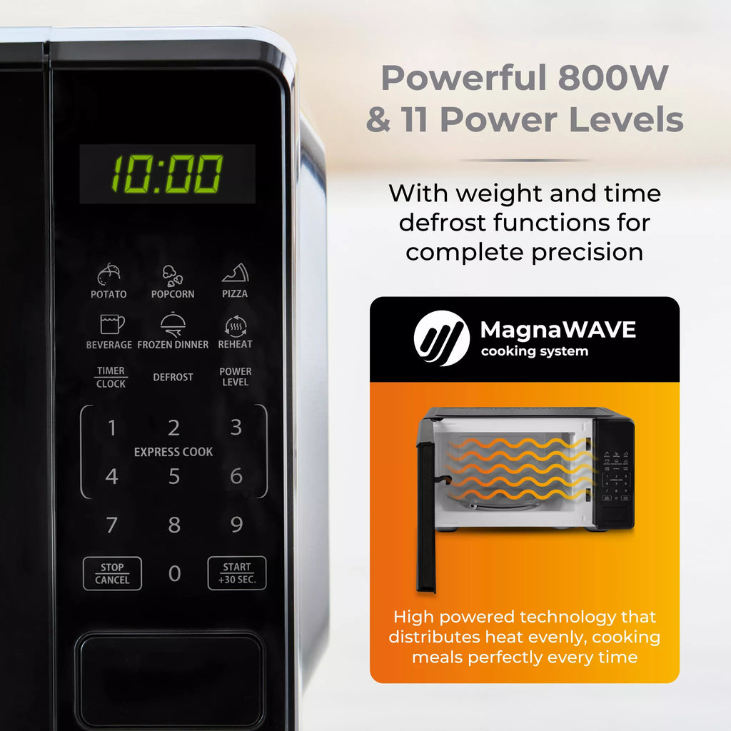 Tower T24045BLK 20 Litre 800W Digital Microwave- Black
