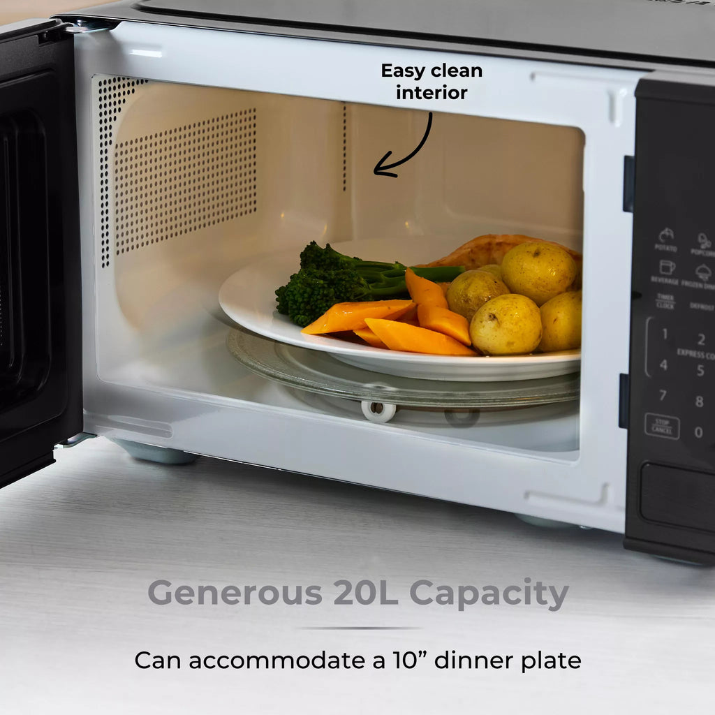 Tower T24045BLK 20 Litre 800W Digital Microwave- Black