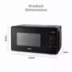 Tower T24045BLK 20 Litre 800W Digital Microwave- Black