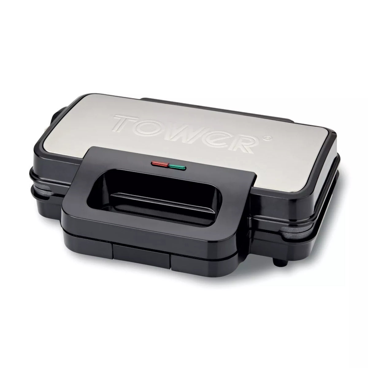 Tower T27031 900W Deep Filled Sandwich Maker Stainless Steel
