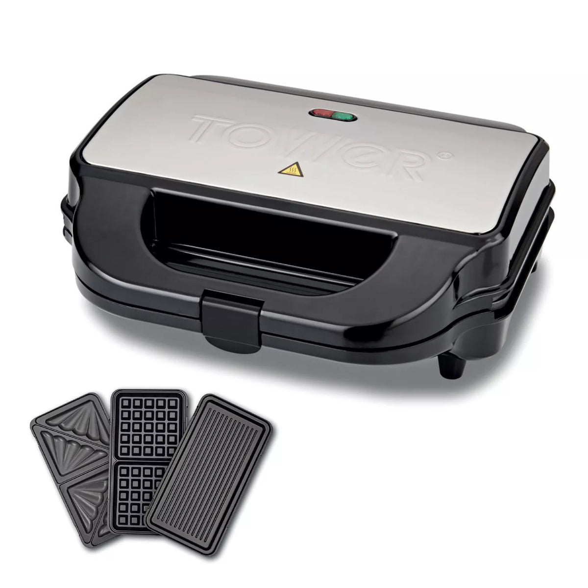 Tower T27032 3-in-1 Deep Fill Sandwich and Waffle Maker