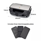 Tower T27032 3-in-1 Deep Fill Sandwich and Waffle Maker