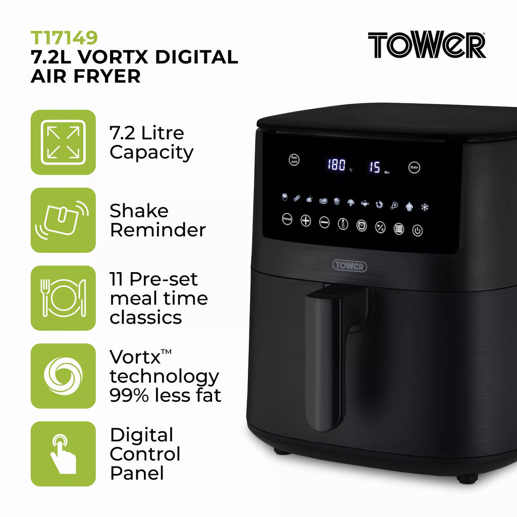 Tower T17149 7.2L Vortx Didital Air Fryer