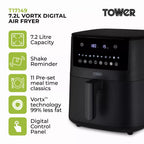 Tower T17149 7.2L Vortx Didital Air Fryer