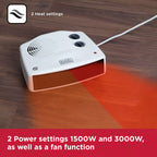Black & Decker BXSH37006GB 3KW Fan Heater