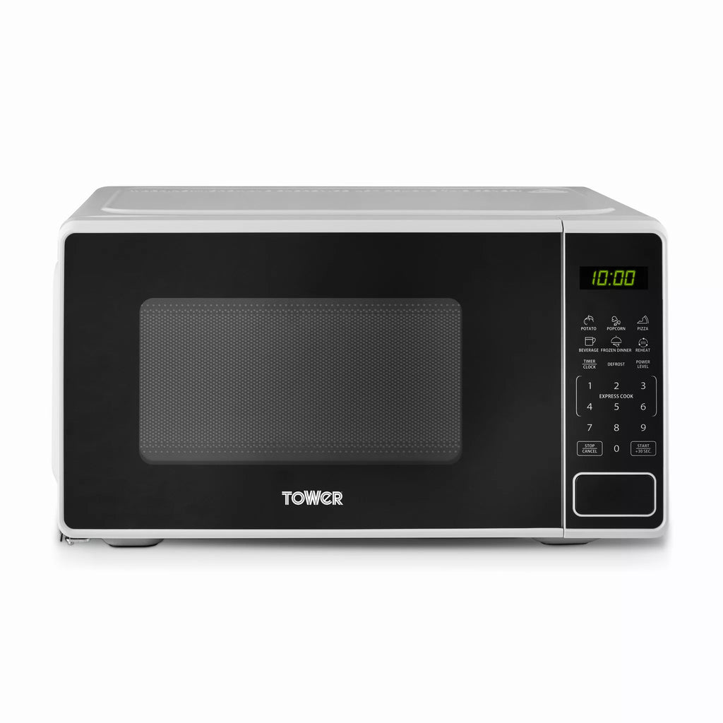 Tower T24045WHT 20L 800W Digital Microwave-White