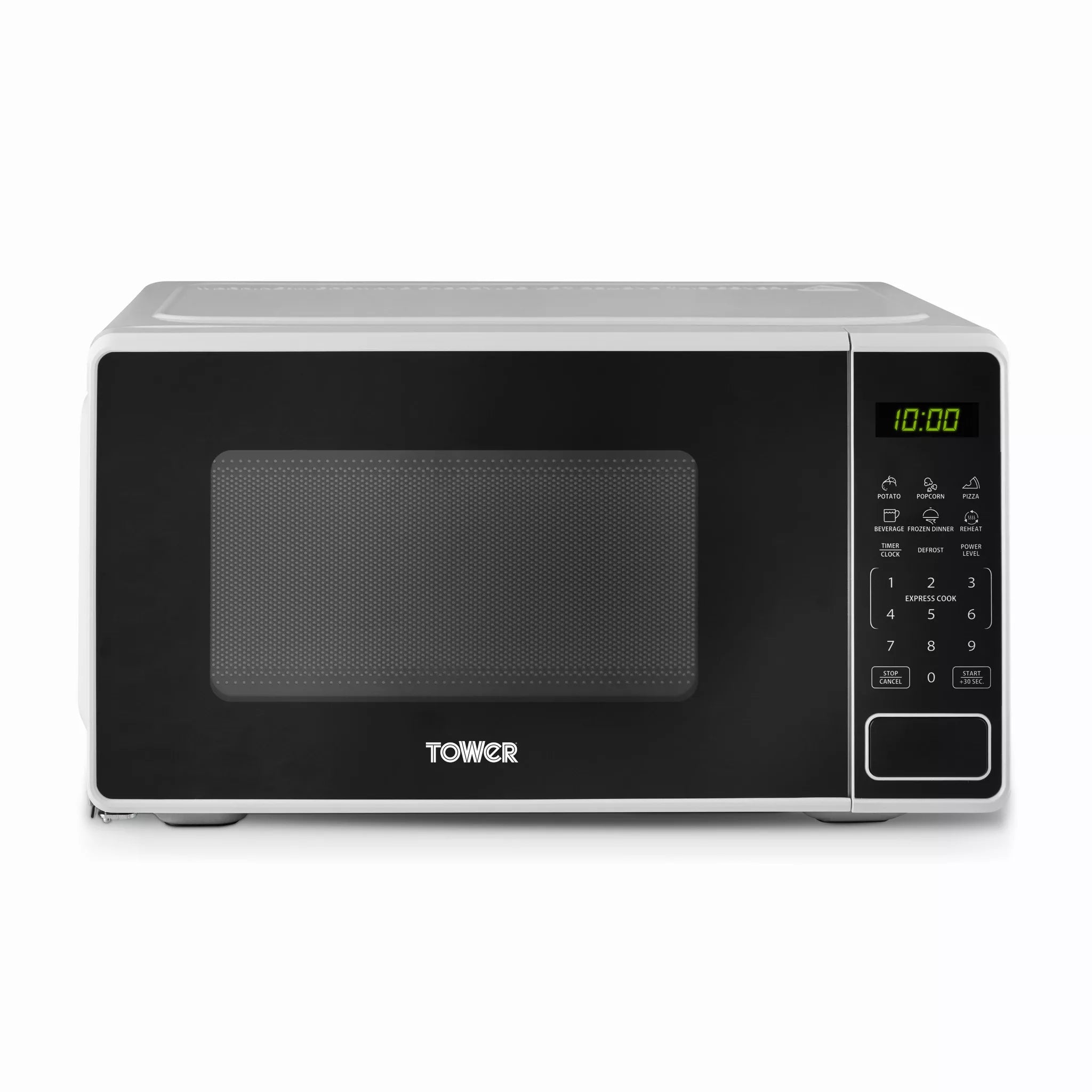 Tower T24045WHT 20L 800W Digital Microwave-White