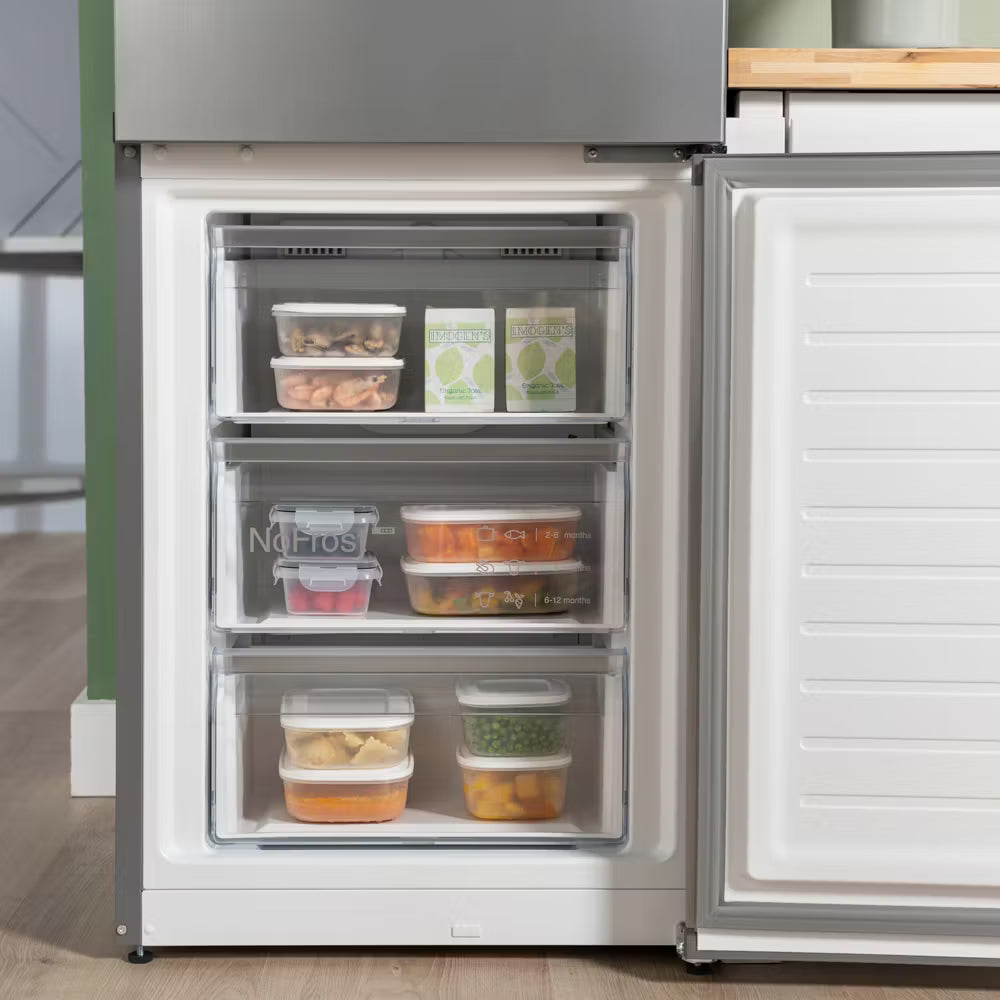 Bosch KGN362LDFG 60cm 70/30 Frost Free Fridge Freezer - Inox-look