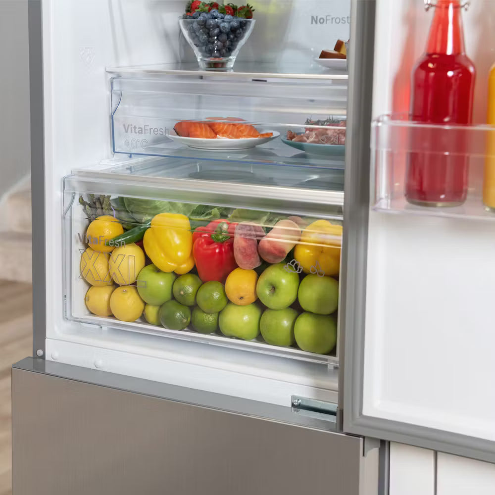 Bosch KGN362LDFG 60cm 70/30 Frost Free Fridge Freezer - Inox-look
