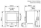Stovax Futura 5 Fuel & Wood Stove
