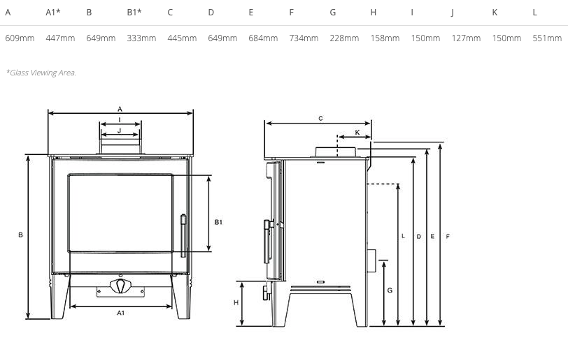 Stovax Futura 8 Wood Stove