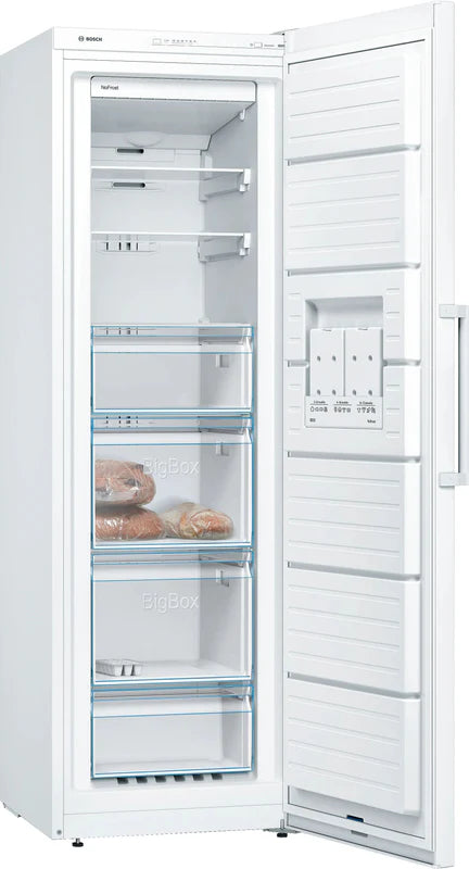 Bosch Series 4 GSN36VWEPG Frost Free Upright Freezer - White