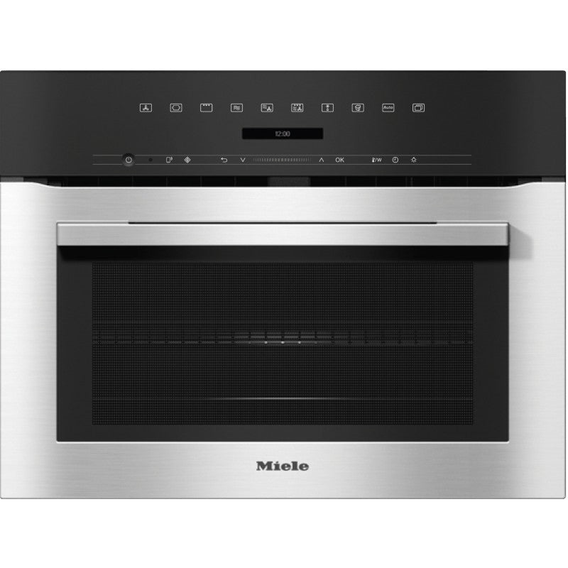 Miele H7140BM Built-in Combi Microwave - Clean Steel