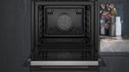 Siemens IQ700 HB778G3B1B 17L Built-In Electric Single Oven - Black