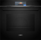 Siemens IQ700 HB778G3B1B 17L Built-In Electric Single Oven - Black