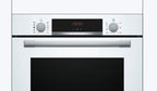 Bosch Series 4 HQA534BW3B 71L Built-In Electric Single Oven - White