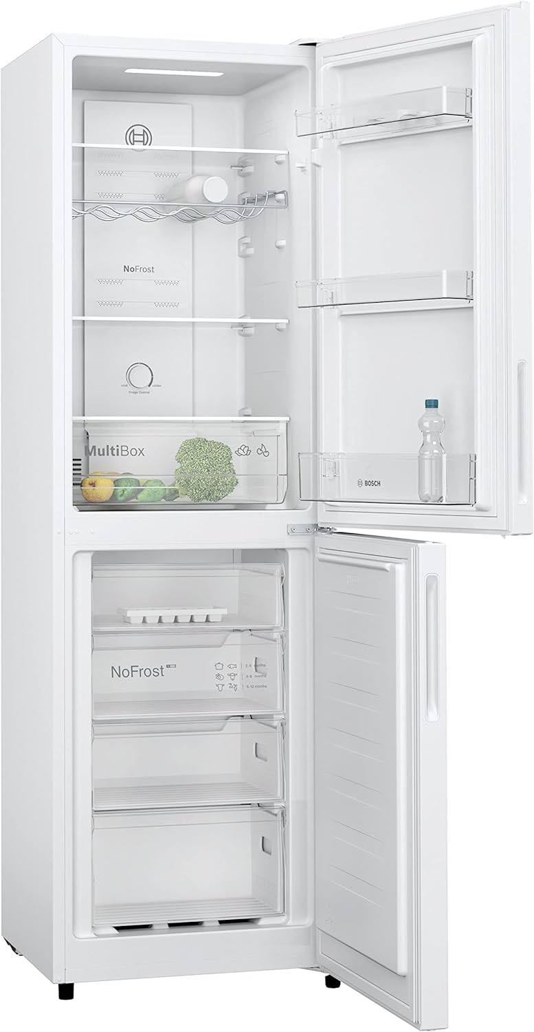 Bosch KGN27NWEAG 55cm Frost Free Fridge Freezer - White