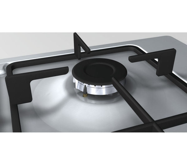 BOSCH Series 2 PBP6B5B60 58 cm Gas Hob - Stainless Steel