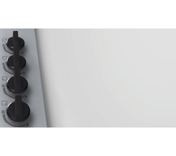 BOSCH Series 2 PBP6B5B60 58 cm Gas Hob - Stainless Steel