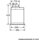 BOSCH Series 6 DHL785CGB Canopy Cooker Hood - Stainless Steel