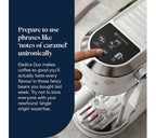 Delonghi EC890WI Dedica Duo Espresso Machine with Advanced Milk Steam Wand & Cold Brew Option in White