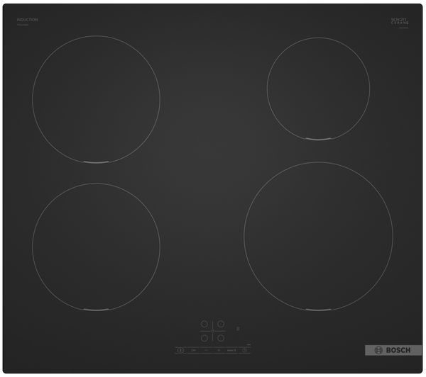 Bosch Series 4 PIE61ABB5E 60cm Induction Hob - Matt Black