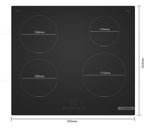 Bosch Series 4 PIE61ABB5E 60cm Induction Hob - Matt Black