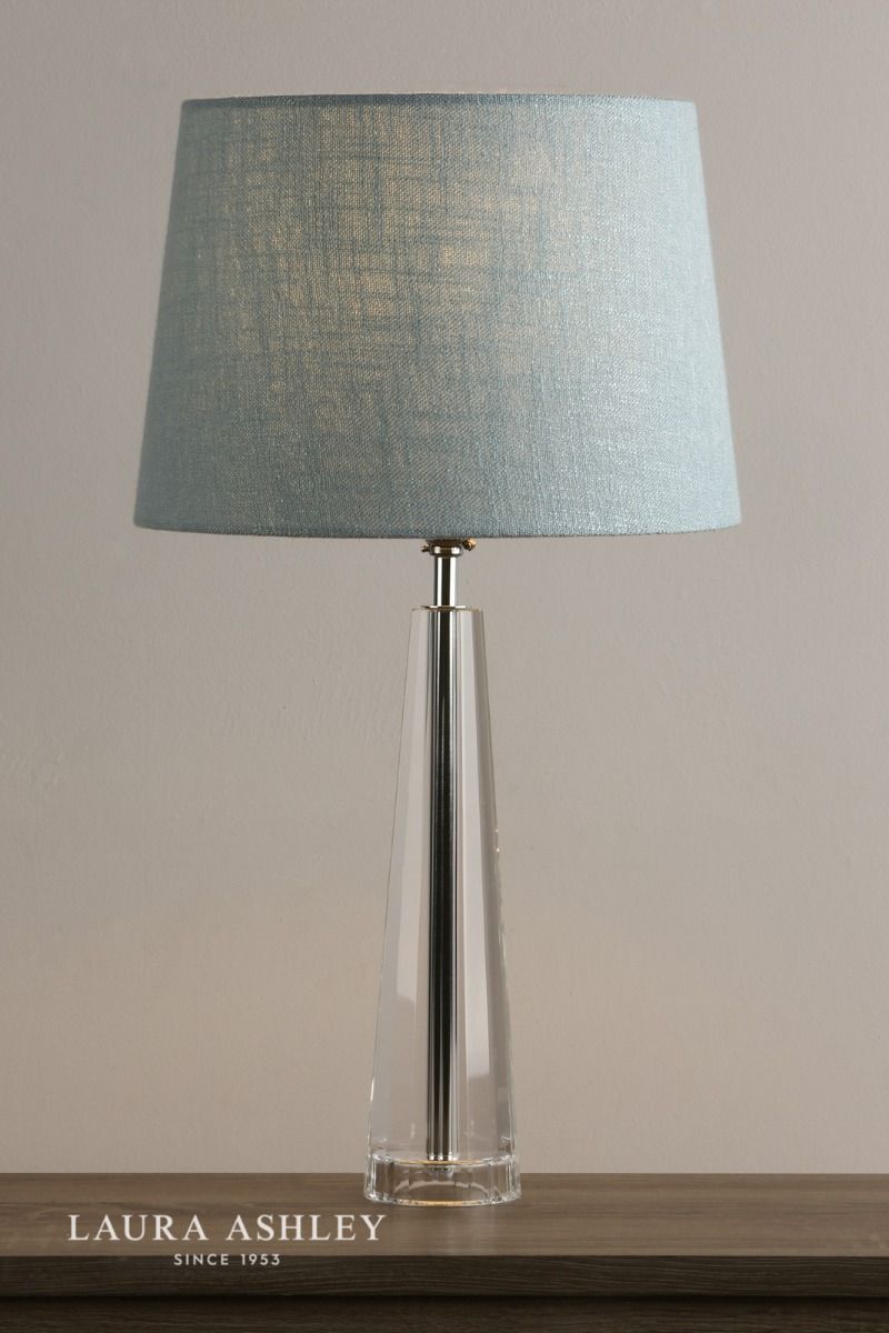 Laura Ashley Blake Table Lamp Crystal and Polished Chrome Base Only