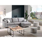Louis Chaise Sofa (LHF) - Reda 14 Latte - Stock