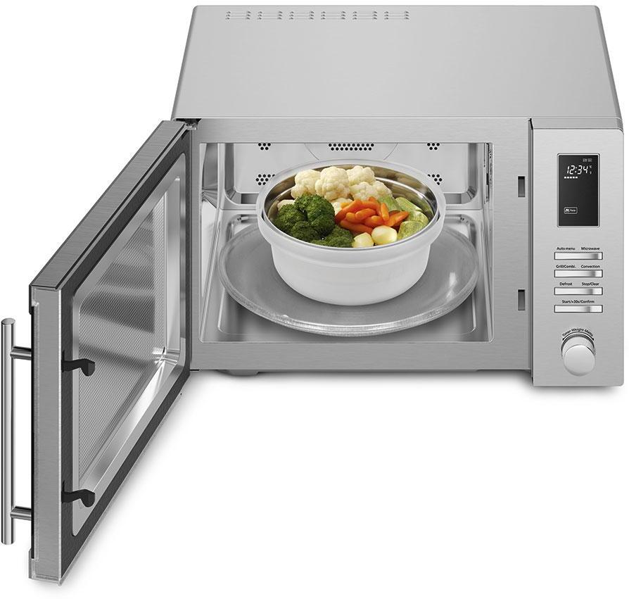 Smeg MOE34CXIUK 34 Litre Combination Microwave Oven - Stainless Steel