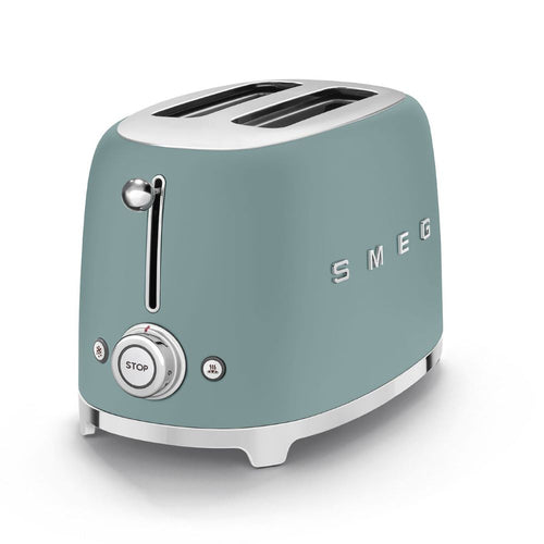 Smeg 50's Style Retro TSF01EGMUK 2 Slice Toaster - Emerald Green