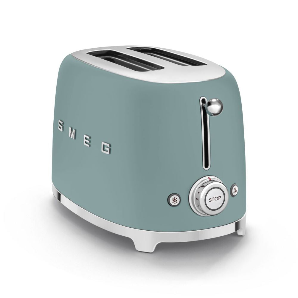 Smeg 50's Style Retro TSF01EGMUK 2 Slice Toaster - Emerald Green
