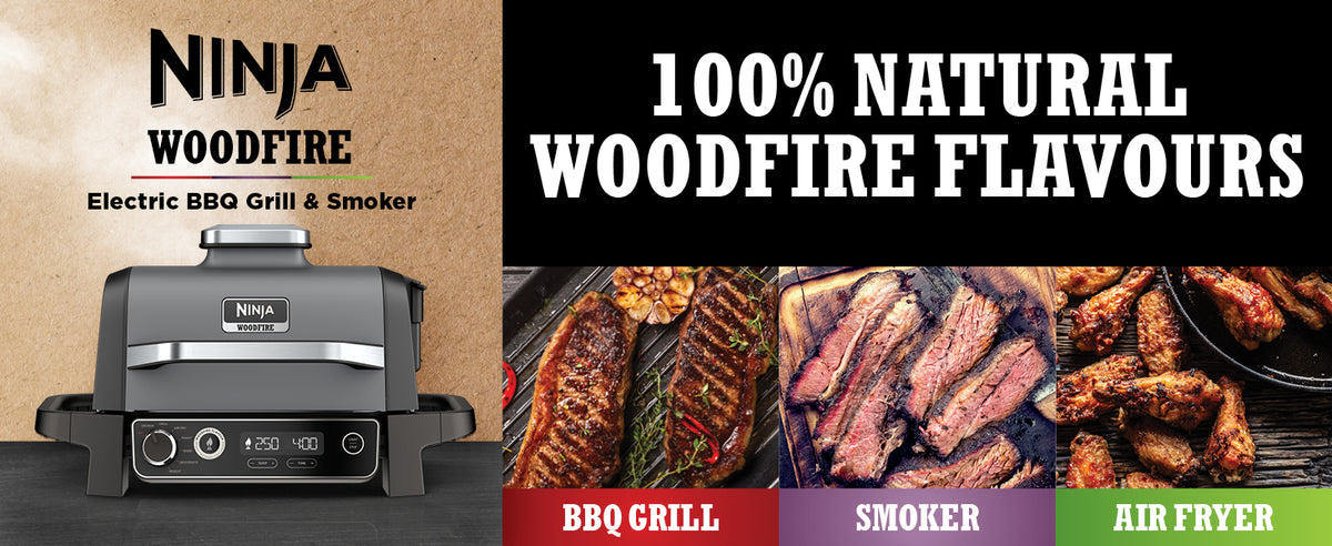 Ninja OG701UK Woodfire Electric BBQ Grill