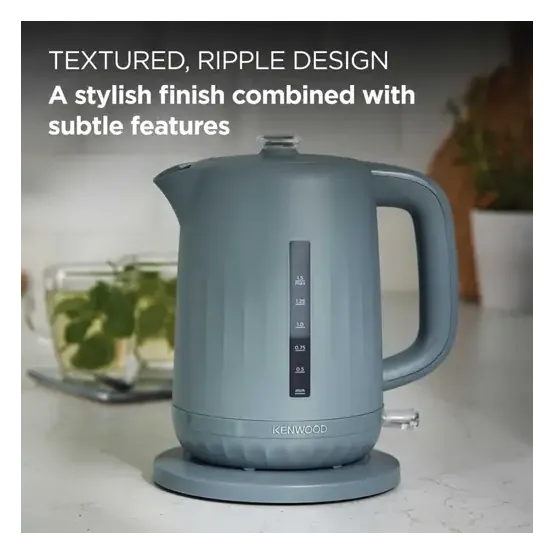 Kenwood ZJP06.000GY Ripple Kettle - Storm Blue